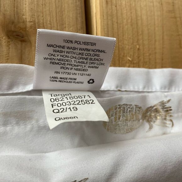 Room Essentials Bed Flat Top Sheet - Picture 5 of 7